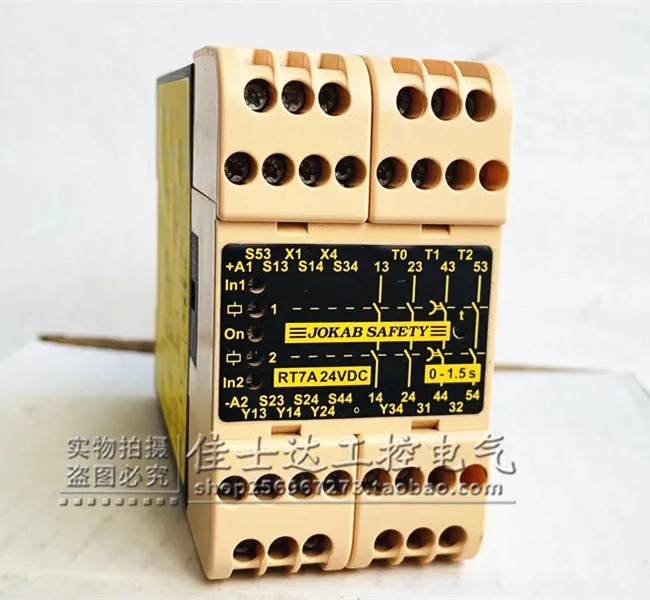 JOKAB 안전 릴레이 포장 RT7A 24VDC 0-1.5 S