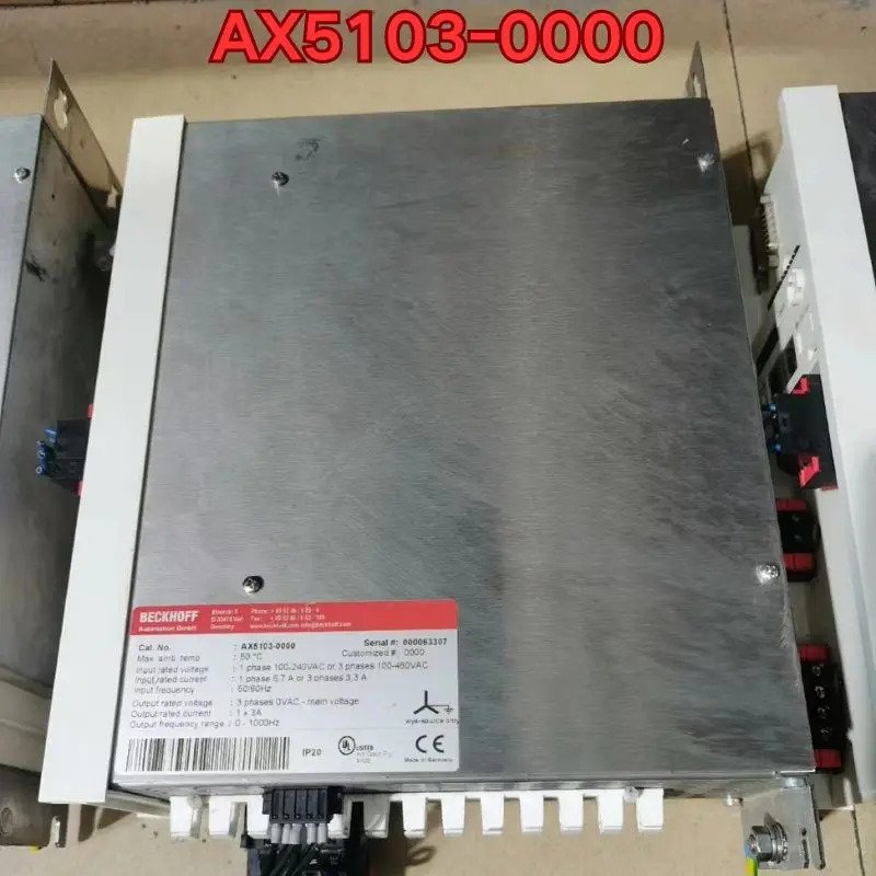 리퍼 AX5103-0000 서보 드라이브작동 상태