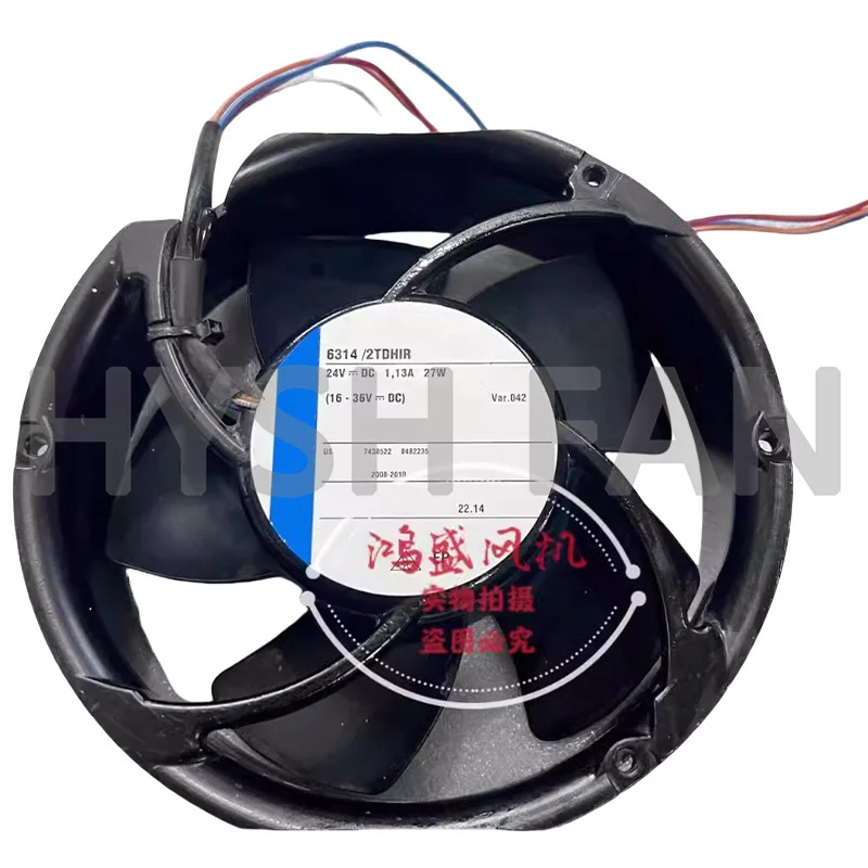 TDHIR CT 기계냉각팬 6314/2 24V 1.13A 27W 17cm