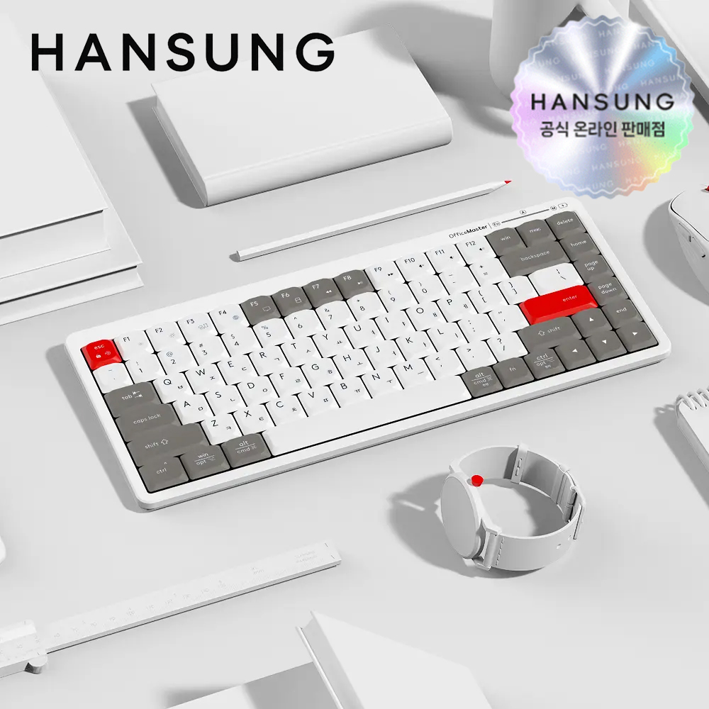 한성 GK694 OfficeMaster 저소음 키보드 레트로 포인트, 팬터그래프(Pantograph) - 상품 이미지