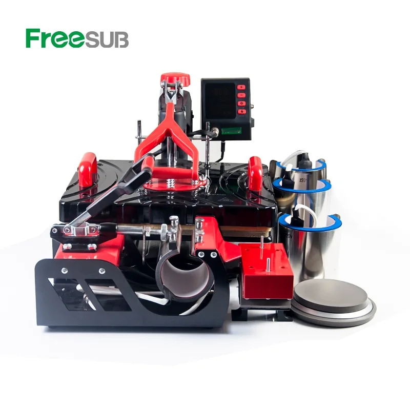 Freesub 티셔츠 인쇄기 펜 머그잔 플레이트 열 프레스 기계 승화 11 in 1 29x38cm