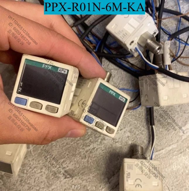 압력 게이지 PPX-R01N-6M-KA 완전히 기능하며 리퍼를 거쳤습니다.