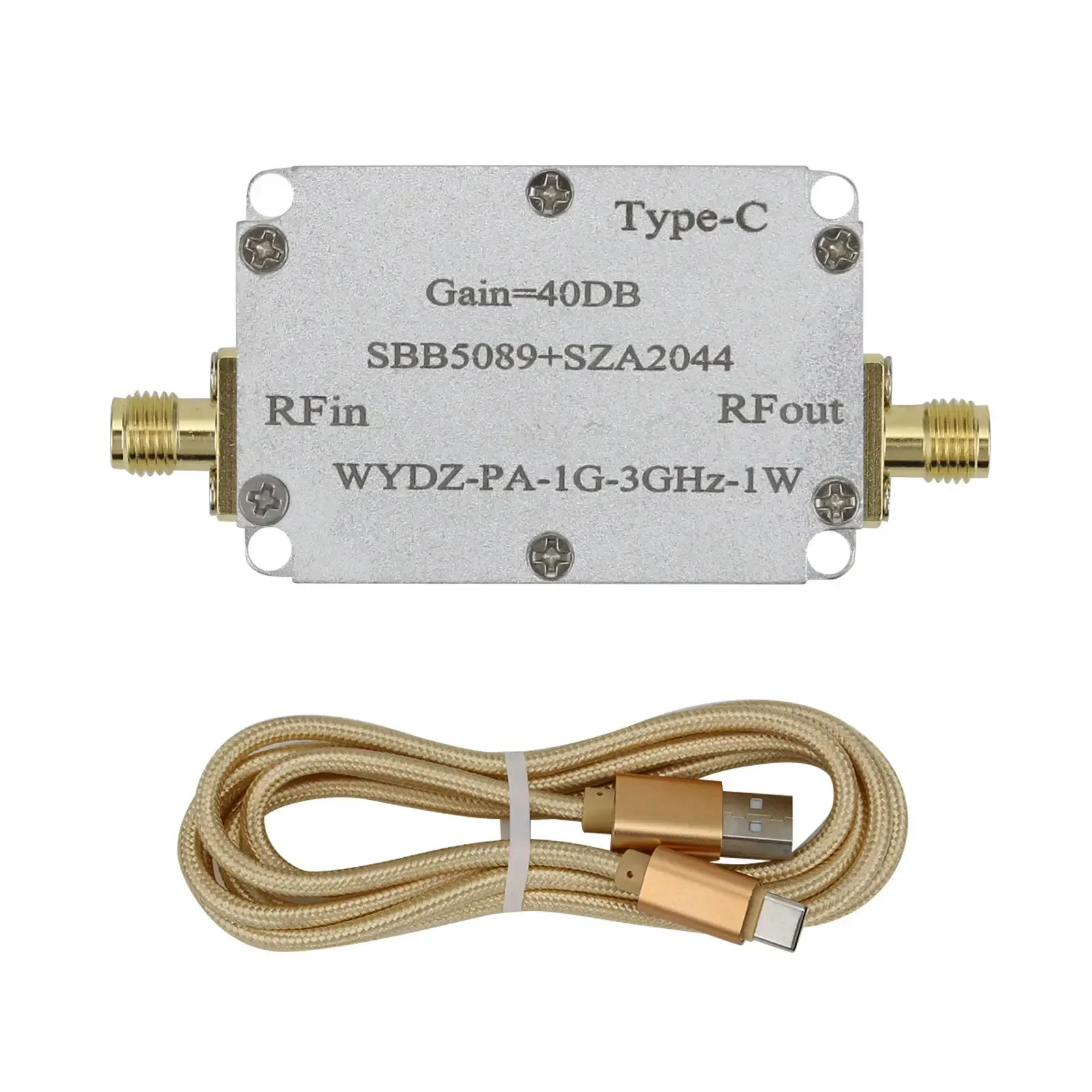 202540DB WYDZ-PA-1G-3GHz-1W SBB5089SZA2044 단방향 마이크로파 전력 증폭기 RF 모듈