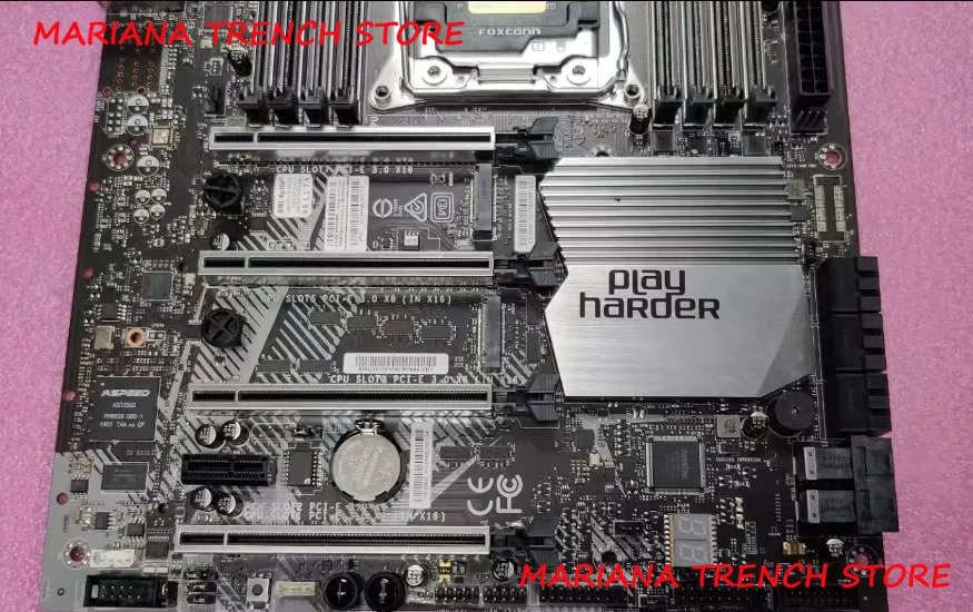 Supermicro 하이엔드 데스크탑 오버클럭 마더보드C9X299-RPGF LGA-2066 i7 i9 X 시리즈 프로세서 비 ECC DDR4 PCI-E3.0 M.2