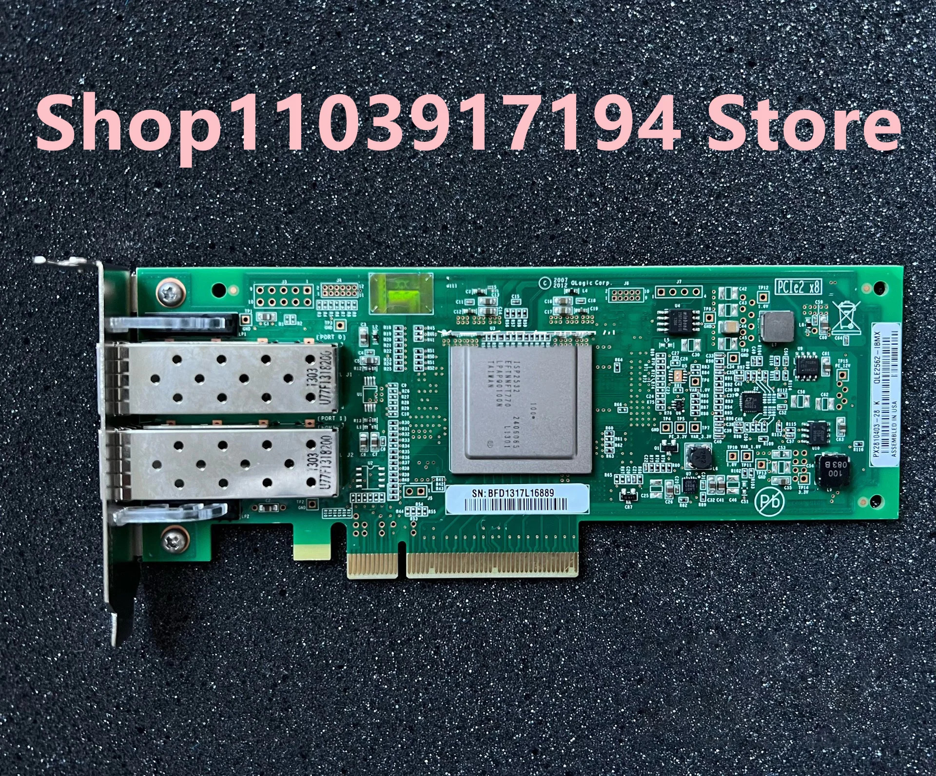 듀얼 포트 HBA 광섬유 카드 IBM 00Y5629 42D0512 X3850 X6 8GB