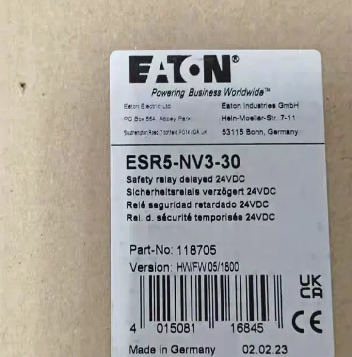 EATON 안전 릴레이 ESR5-NV3-30 신