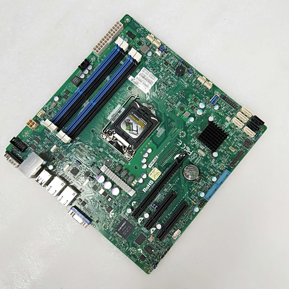 마더보드 E3-1200 v3/v4 대 Supermicro X10SLM-F코어 i3 LGA1150 DDR3 4 USB 3.0헤더를 통A 21 1개