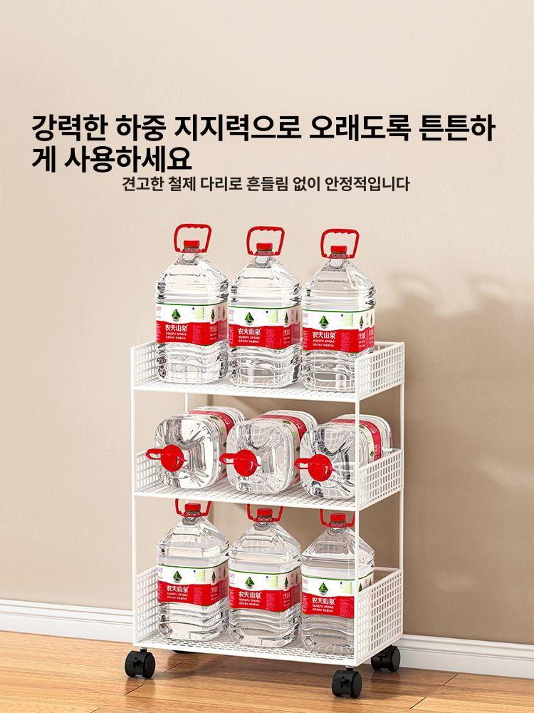 이동식 북카트 문서 보관함 책장 수납 정리 사무실 바퀴 트레이 이미지 6