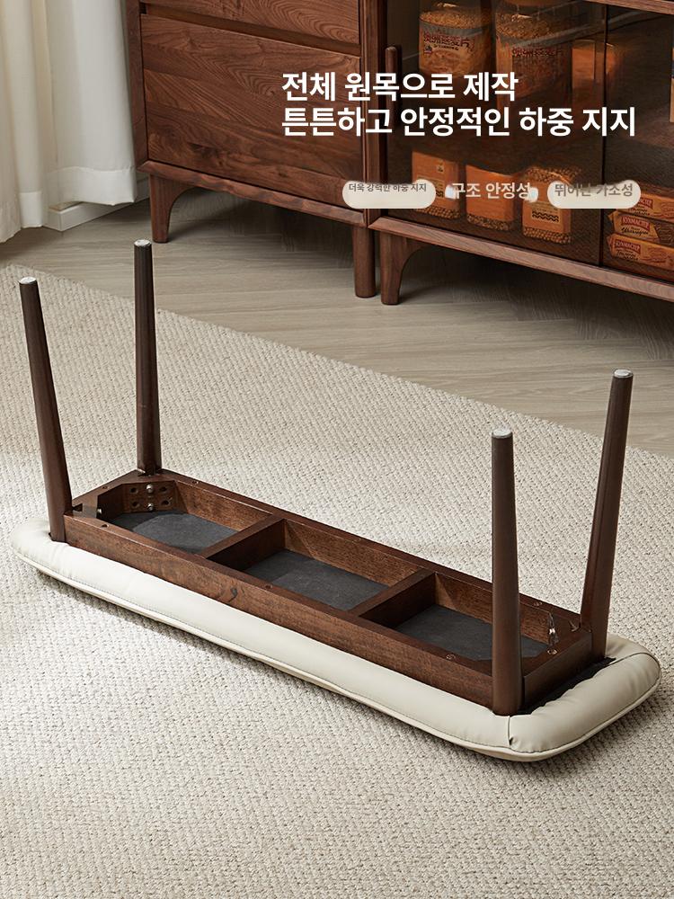 긴 패브릭 벤치의자 스툴 벤치체어 카페의자 라운지 벨벳 벤치형 디자인체어 카페가구 - 상세 이미지 4