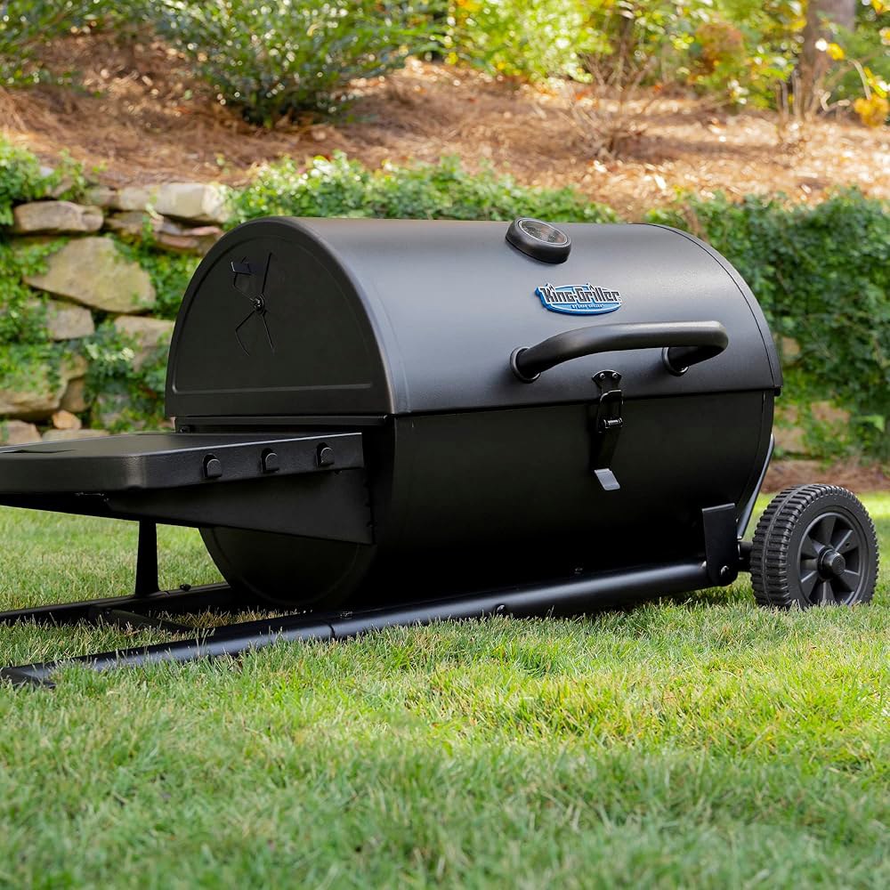 Char-Griller E1816 킹-Griller 갬블러 휴대용 그릴 블랙 색상 Barbecue Grill - 상세 이미지 2