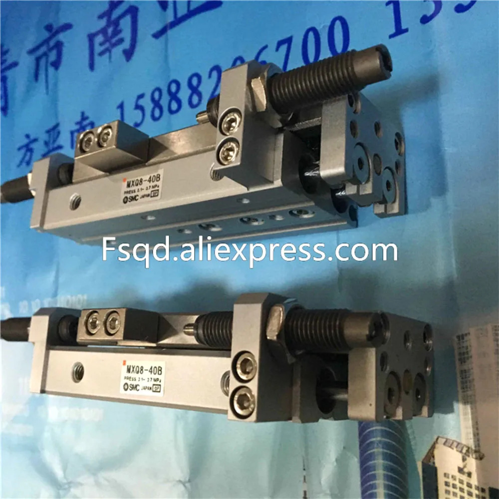 MXQ8-10BS MXQ8-20BS MXQ8-30BS MXQ8-40BS MXQ8-50BS MXQ8-75BS SMC 에어 슬라이드 테이블 실린더 공압 부품 MXQ 시리즈