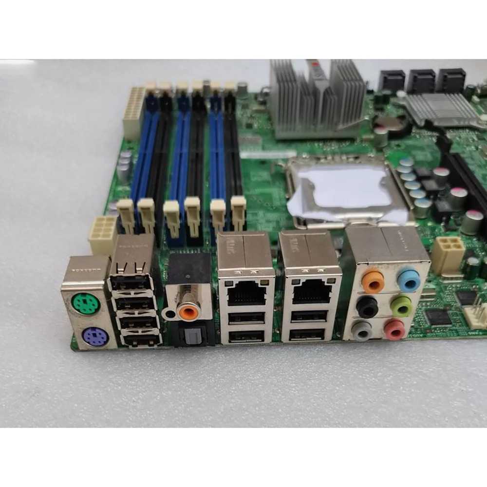 Supermicro 산업제어 장비 마더보드 REV 버전 2.00 단일 채널 X58 X8SAX