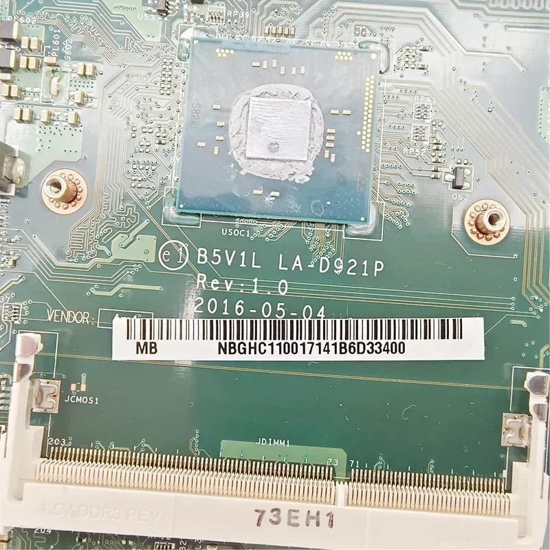 Acer Aspire ES1-532 ES1-532G 노트북 마더보드 NBGHC11001 N3710 CPU DDR3 메인보드LA-D921P 완전 작동 리퍼