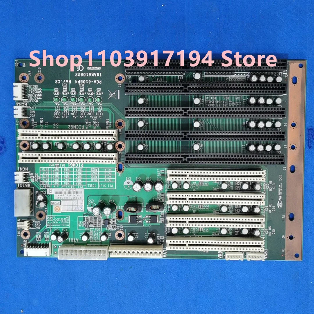ADVANTECH IPC-6608 산업컴퓨터 백플레PCA-6108P4 Rev.C2 19AK610822