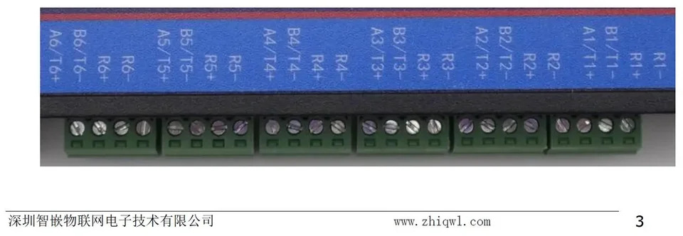 6 직렬 포트 서버 RS232 RS485 RS422 전송 네트워크 Modbus TCP-RTU