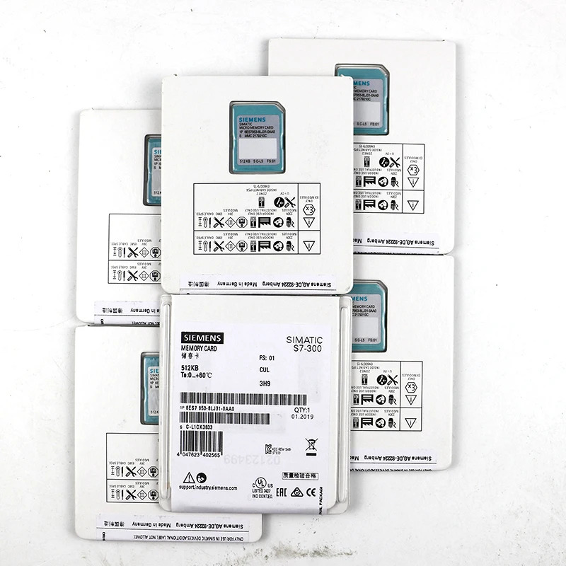 S7-300 마이크로 메모리 카드 MMC 512KB 6ES7953 6ES7953-8LJ31-0AA0 포장 원본