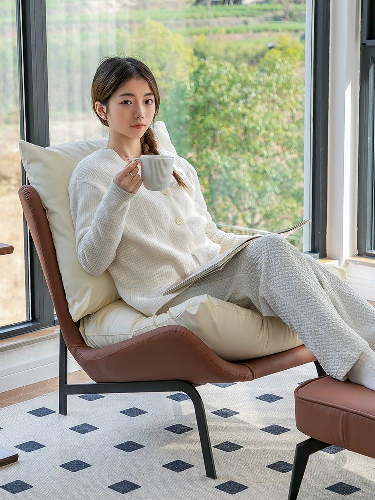 1인용 소파 안락 수유의자 리클라이너 수면의자 싱글 라운지체어 편한쇼파 일인쇼파 - 상세 이미지 4