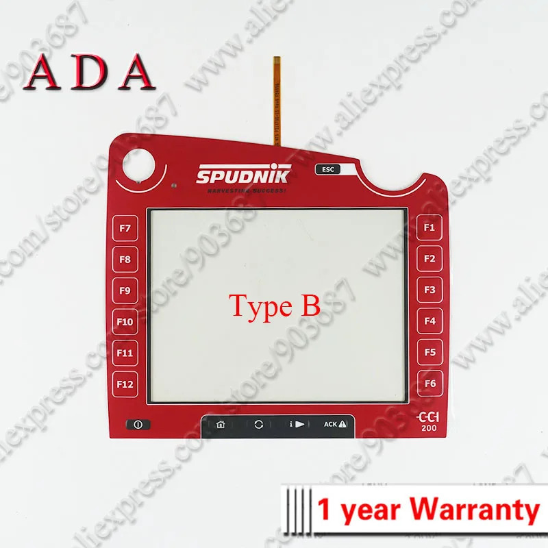 터치 스크린 패널 유리 디지타이저 SPUDNIK CCI 200 DM180916 NTS F310708-15 Rev 0 F50096 보호 필름 포함