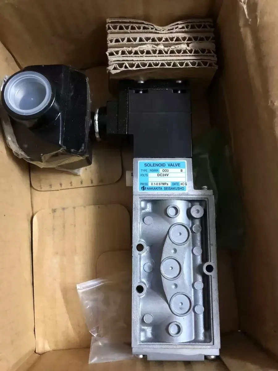 NAKWKITA 세이사쿠쇼 솔레노이드 밸브 NS64003B AC220V NS64002B NS664 OO3 B OO2 AC110V 50 HZ 60HZ DC24V AC230V