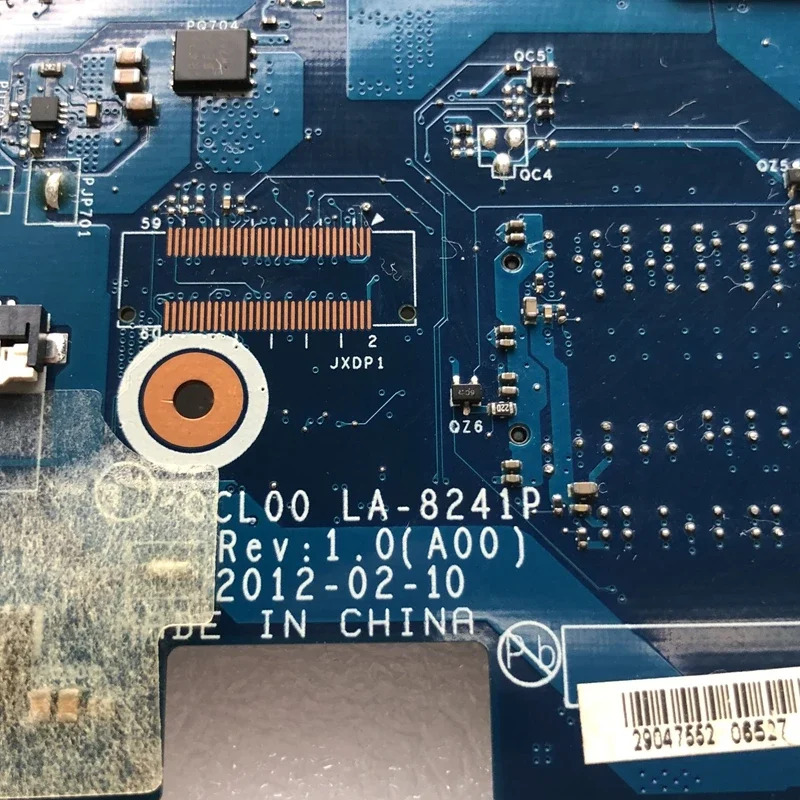 Dell piron 5520 7520 노트북 마더보드LA-8241P 2GB 메인보드 완전 작동 리퍼