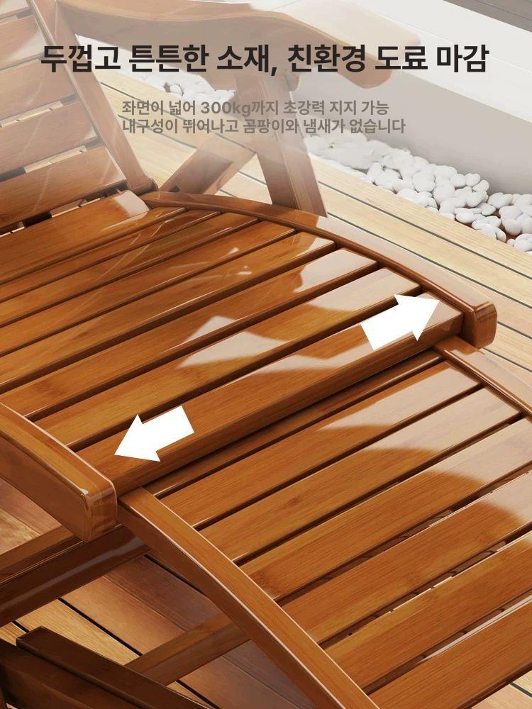 스윙체어 원목흔들의자 인테리어 릴렉스 고급 암체어 낮잠 편한 휴식 엔틱흔들의자 - 상세 이미지 5