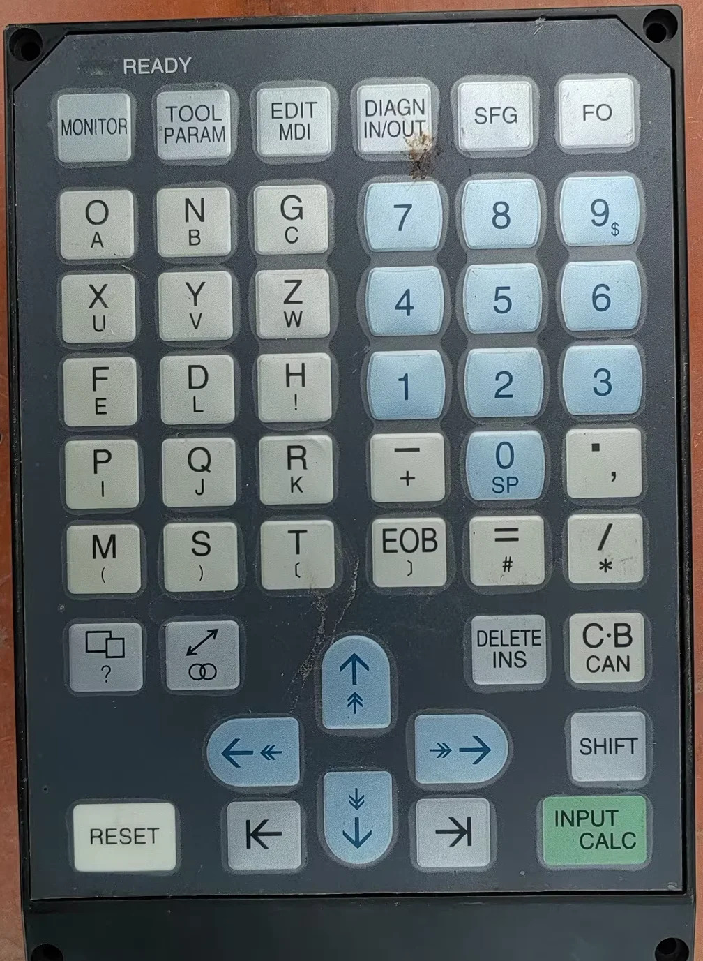 FCU6-KB022 리퍼 파란색 키패드 수치 제어 시스템 FCU6 KB022