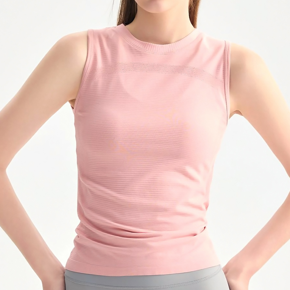 아나웨어 여성 러닝싱글렛 드라이핏 에어리 커버업 나시 탱크탑 마라톤복장 여자러닝상의 - 상세 이미지 4