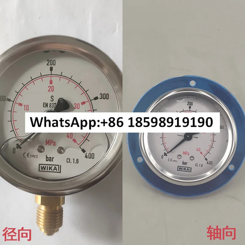 EN837-1 내충격성 스테인리스 스틸 압력 게이지 213.53.063