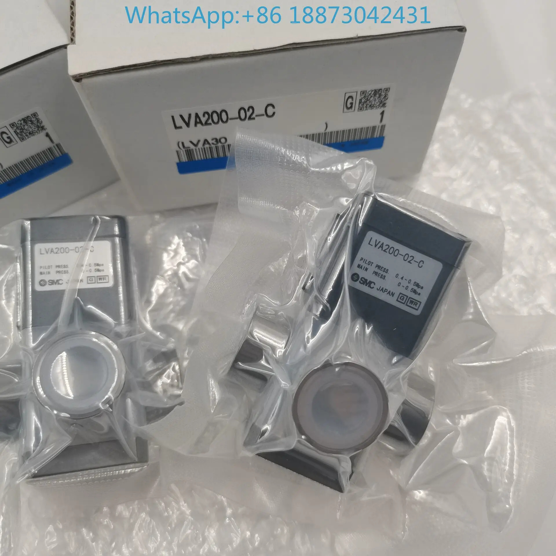 오리지널 일본 SMC 액체 의 밸브 LVA200-02N-C/LVA220-02-C1PCS