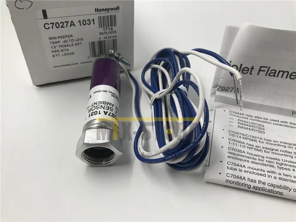 Honeywell 미니 엿보기 자외선 화염 감지기 C7027A 1031