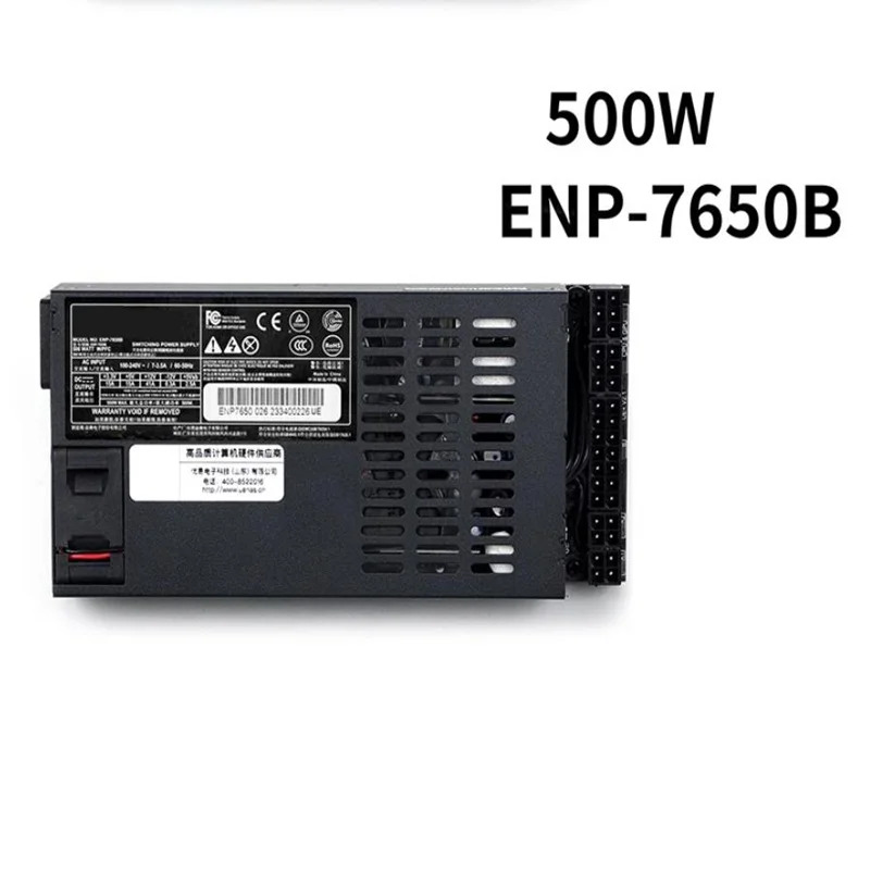 소형 플렉스 1U K39 500W 전원공급장치 ENP-7650B ENP 7650B 향상 새 원본 PSU