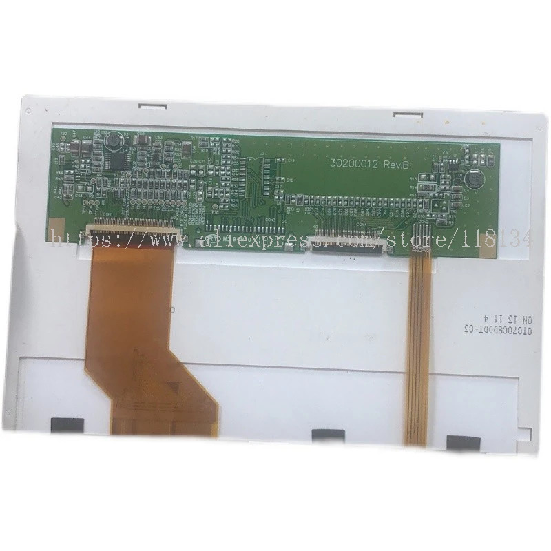 7 인치 0T070CGDDLV-01 30200012 Rev.B 산업화면 lcd 화면