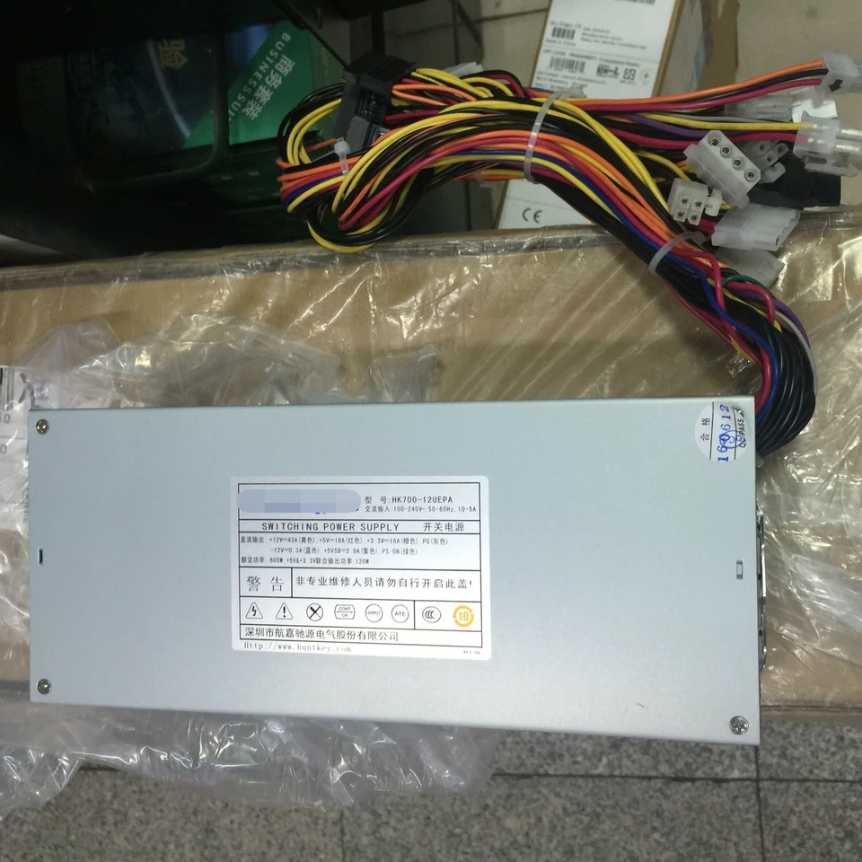 HK700-12UEPA Huntkey산업컴퓨터 서버 전원공급장치 2U 600W