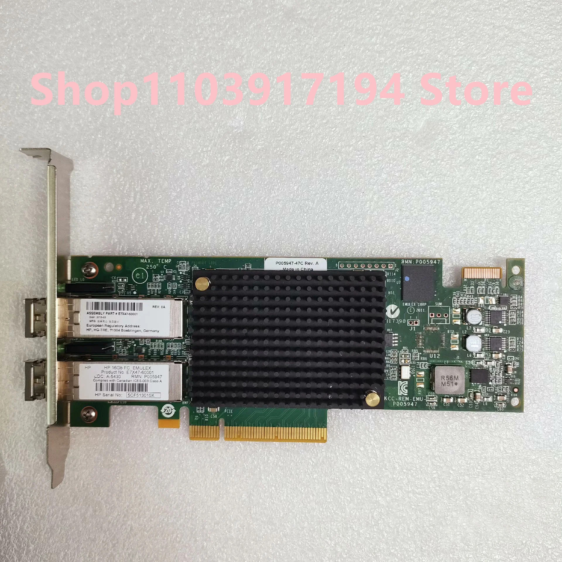 Emulex 네트워크 카드 LPE16002 LPE16000 16G twoport HBA FC51279134 P005947