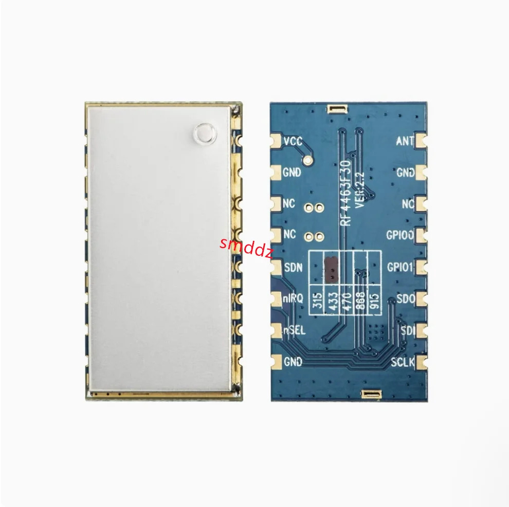 무선 프론트 엔드 트랜시버 모듈 고출력 초장거리 FSK/GFSK/SI4463 RF4463F30 /1W