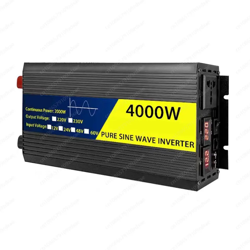 전기 세발 자전거 트럭 RV휴대컨버터 순수 사인파 인버터 4000W 5000W 12V24V48V60V 220V
