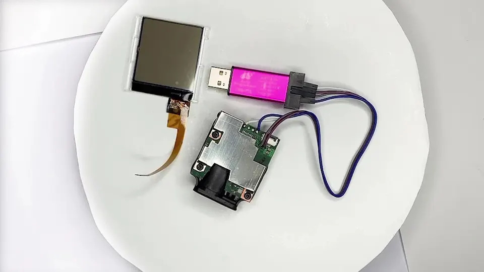 ASCII 코드로 0.2mm 해상도 통합 레이저 거리 측정기 모듈 센서