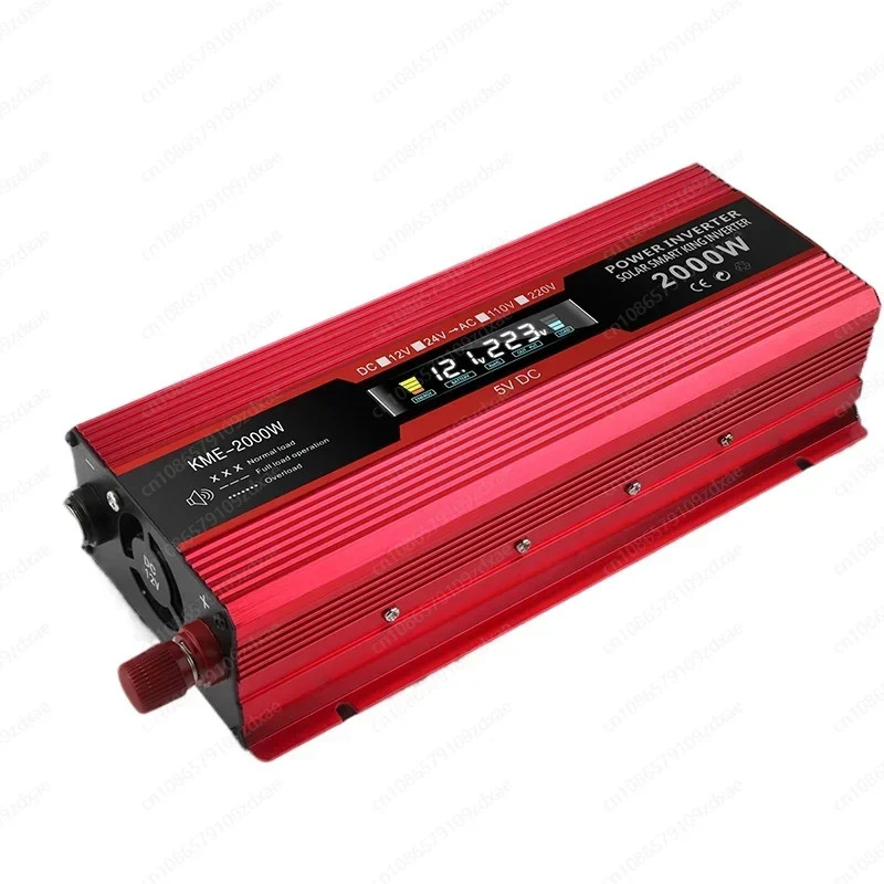 차량인버터 LCD 디스플레이 컨버터 미국 표준 12V 110V 220V 2000W