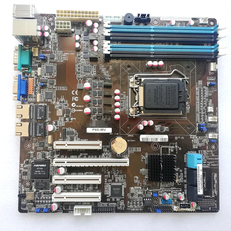 ASUS호환 서버 마더보드 P9D MV C222원격 P9D-MV 지원