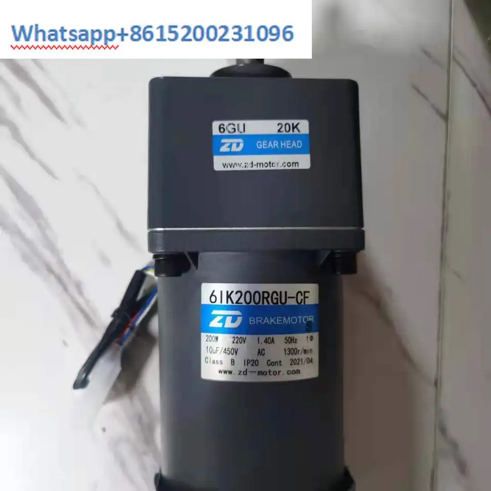 속도조절 모터 직각 감속기 6IK200RGU-CF 6GU10RC 200W 220V