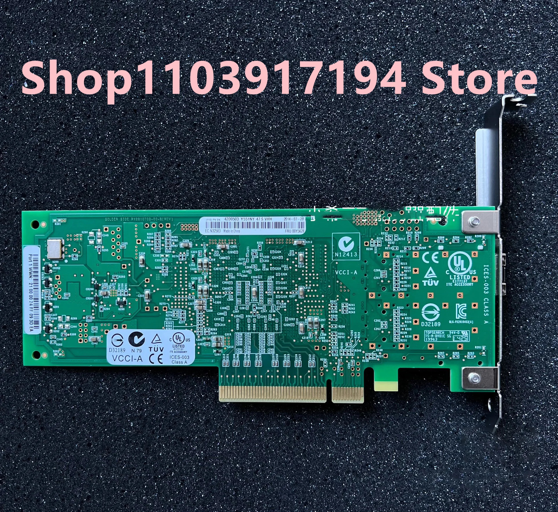단일 포트 HBA 광섬유 카드 IBM 00Y5628 42D0503 49Y3760 8Gb