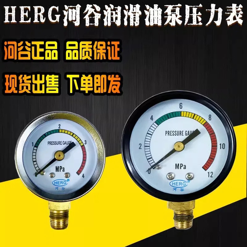 HERG 밸리 윤활유 펌프 인젝터 4MPa 압력 게이지 오일 TZ-2202-210X 2232-410X