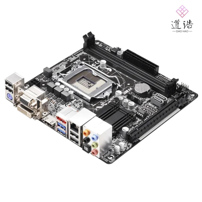 ASRock호환 H81M-ITX 마더보드16GB HDMI LGA 1150 DDR3 Mini-ITX H81 메인보드 완전 작동 리퍼