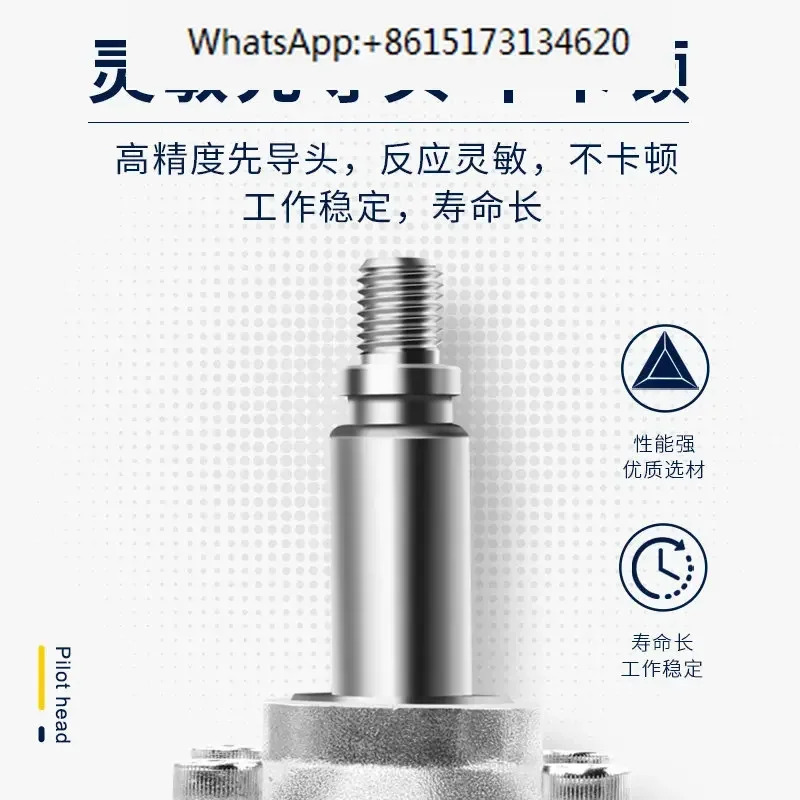 스테인리스 스틸 정상 개방 솔레노이드 밸브 2S 워터 양방향 304방향 2 인치 3 6/1 AC220VDC24