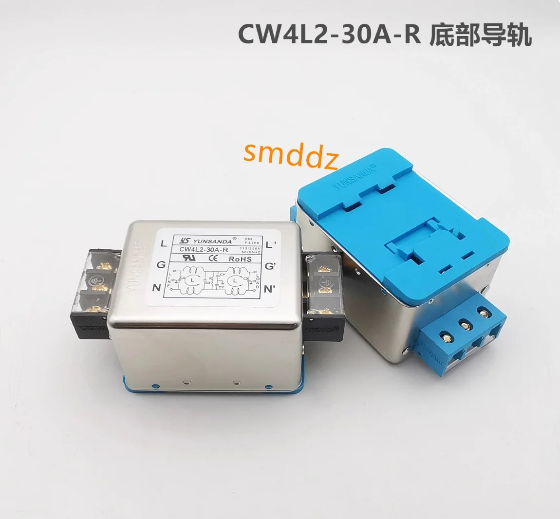 하단 레일 필터 CW4L2-3A-R CW4L2-6A-R CW4L2-10A-R CW4L2-20A-R CW4L2-30A-R