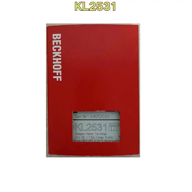Beckhoff 모듈 KL2531 신
