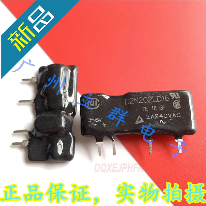 솔리드 스테이트 릴레이 모듈 단일 행 4핀 2A 240VAC D2N202LD18