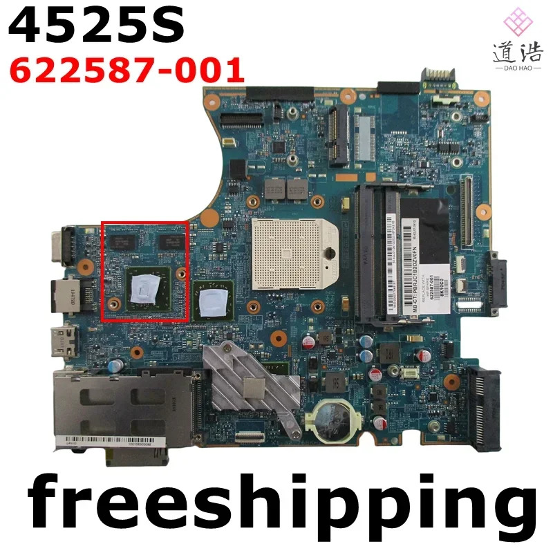 622587 -001 hp호환 Probook 4525S 노트북 마더보드48.4GJ01.011 DDR3 메인보드 완전 작동 리퍼