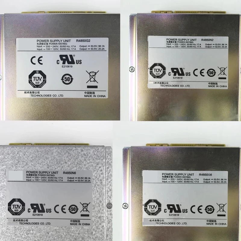 화웨이호환오리지널 PSU 전원공급장치 R4850G2 R4850G6 R4850N2 R4850N6 48V50A 1U 3000W 신