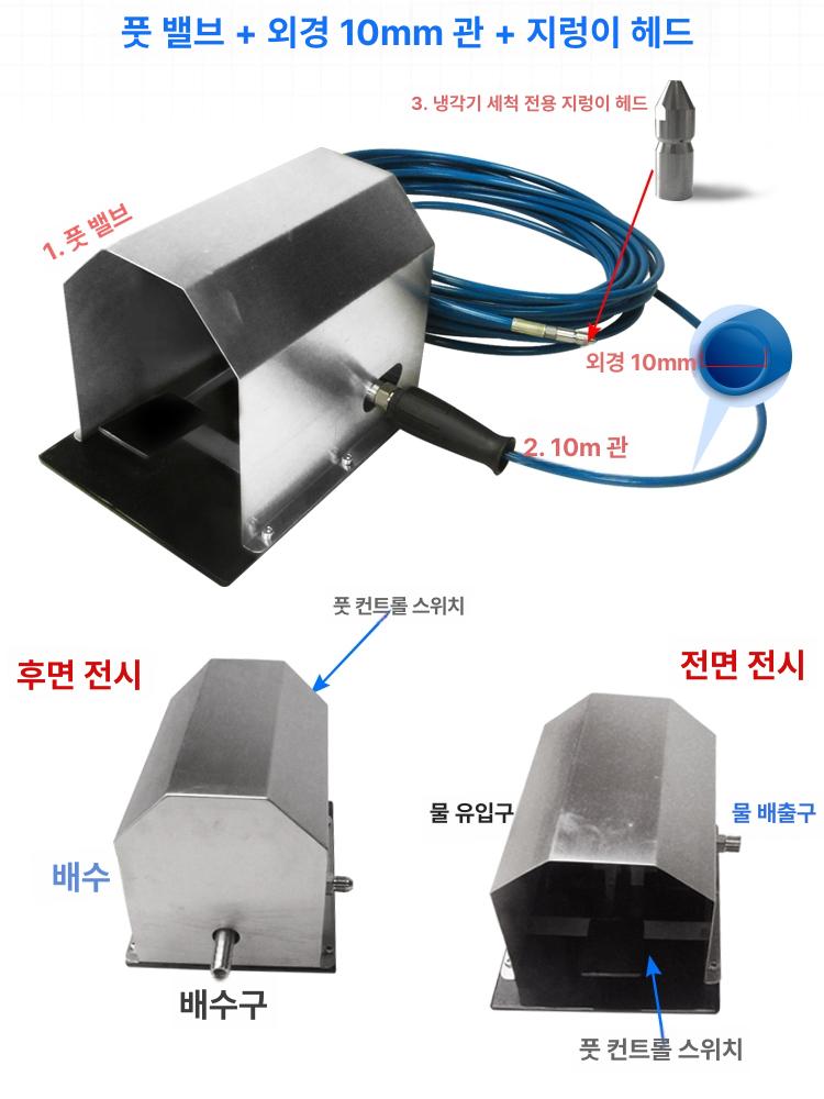 물청소 분사노즐 스테인리스 물분사 세척기 스테인레스 워터젯 고압분사기 연결 - 상세 이미지 3
